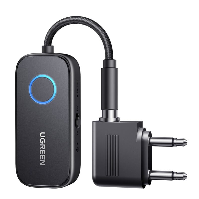 Transmissor Receptor Bluetooth Áudio Ugreen 3.5mm Preto