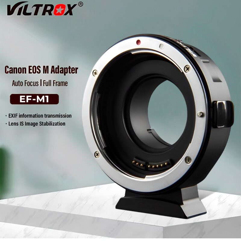 Adaptador de Montagem Lente Viltrox Ef-m1 p/Câmera Preto