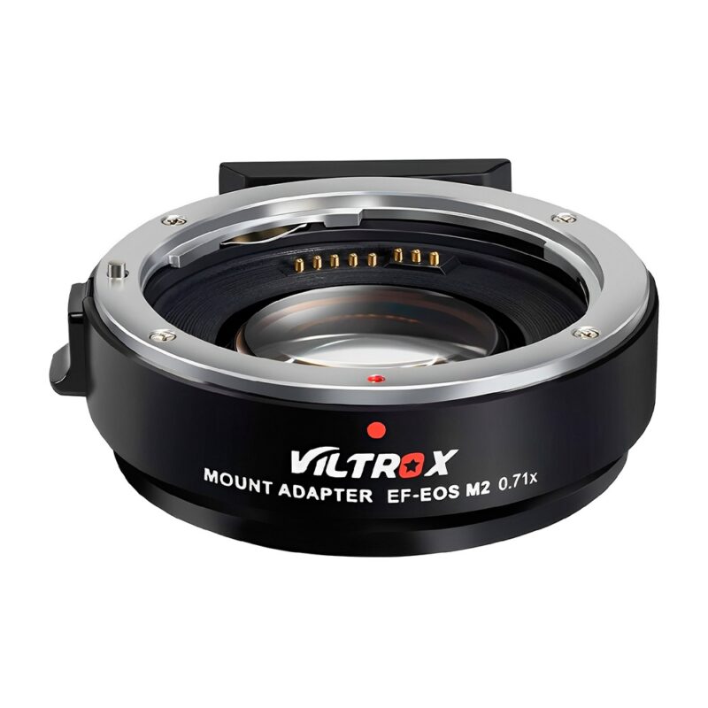 Adaptador Montagem Lente Viltorx EFEOS M2 p/Câmera Preto