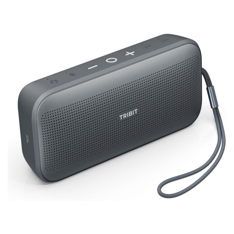 Caixa Som Alto-Falante Tribit StormBox Flow BT 5.3 Cinza