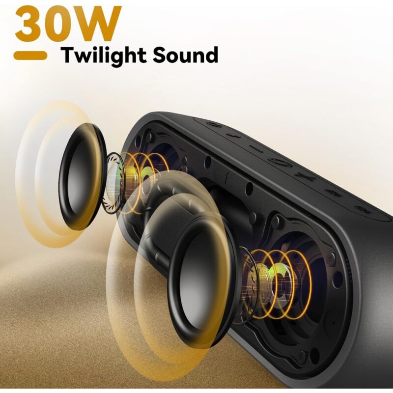 Caixa Som Alto-Falante Tribit XSound Plus 2 BT 5.3 Preto