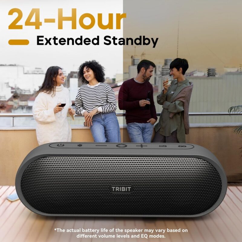 Caixa Som Alto-Falante Tribit XSound Plus 2 BT 5.3 Preto