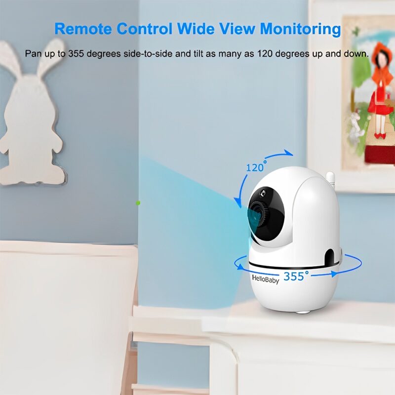 Babá Eletrônica HelloBaby Hb65-2 Monitor Bebê 3.2 Branco