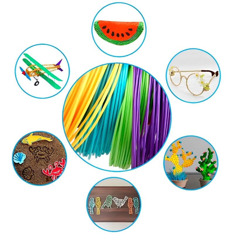 Caneta 3D Jer Lp03-Basic Impressão Criativa Azul