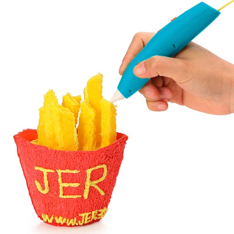Caneta 3D Jer Lp03-Basic Impressão Criativa Azul