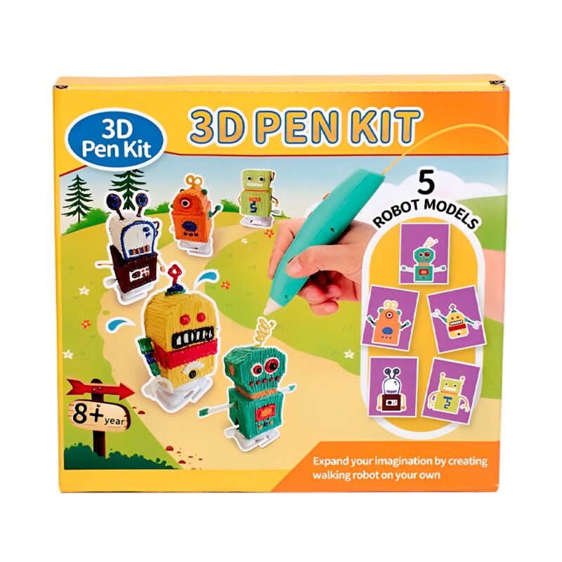 Caneta 3D Jer Lp031s Tela Oled Desenho Impressão Verde