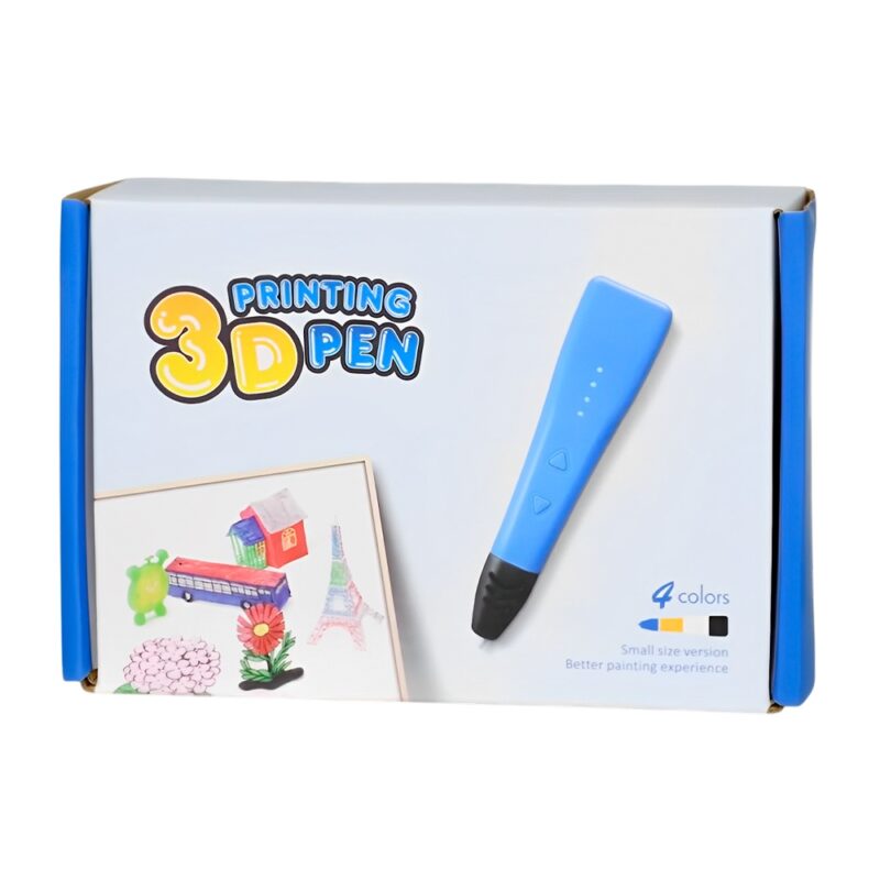 Caneta 3D Jer Rp500a Tela Oled Desenho Impressão Azul