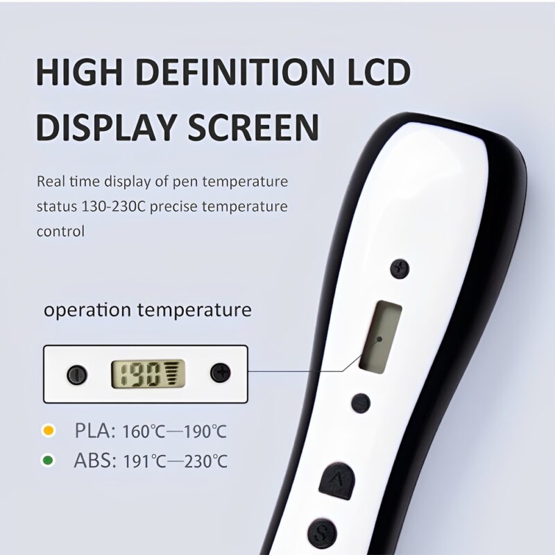 Caneta 3D Jer Rp700c Tela Oled Desenho Impressão Branca