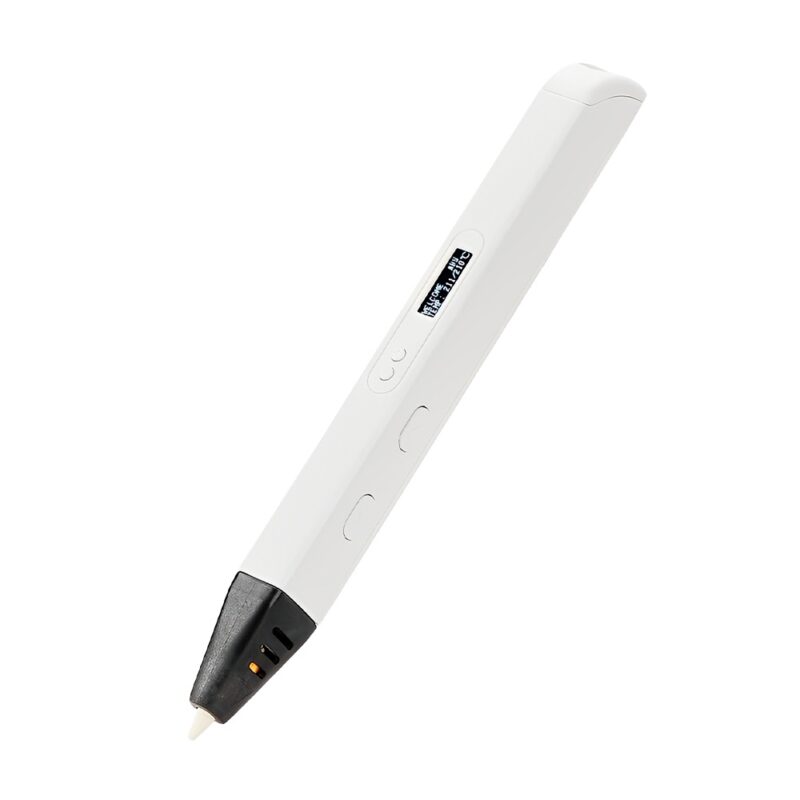 Caneta 3D Rp800a Jer Tela Oled Desenho Impressão Branca