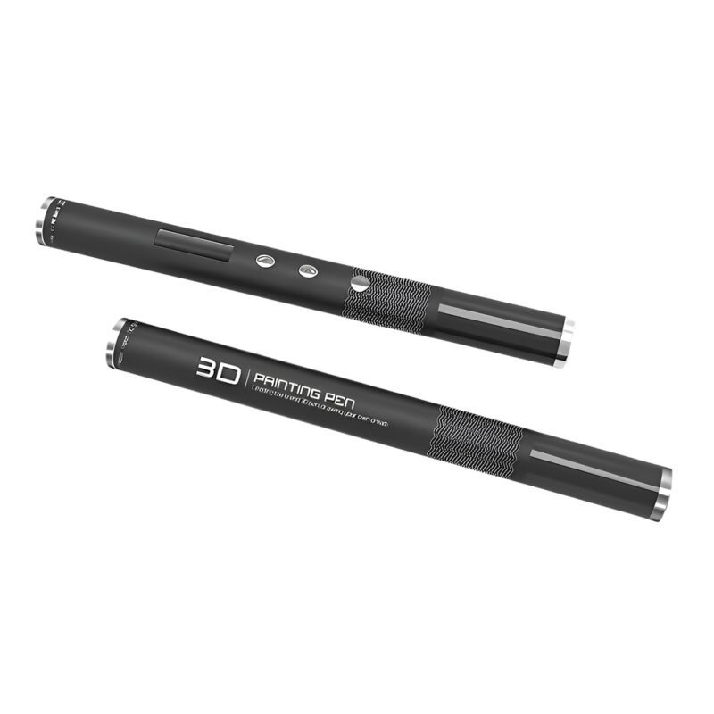 Caneta 3D Rp900a Jer Tela Oled p/Desenho Impressão Preta