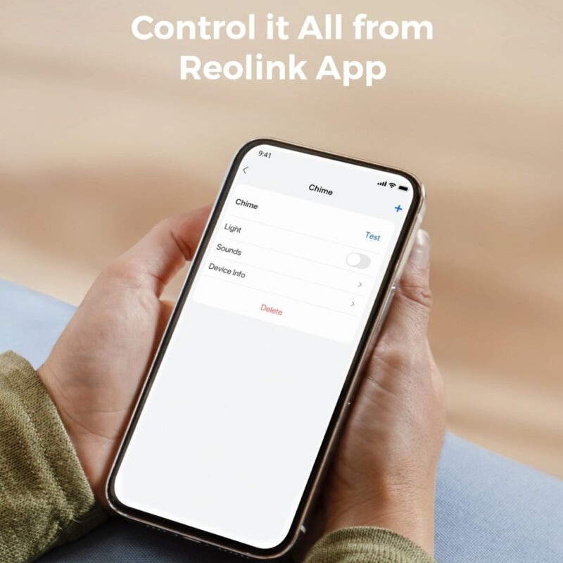 Reolink Chime para Campainha de Vídeo App Celular Branca