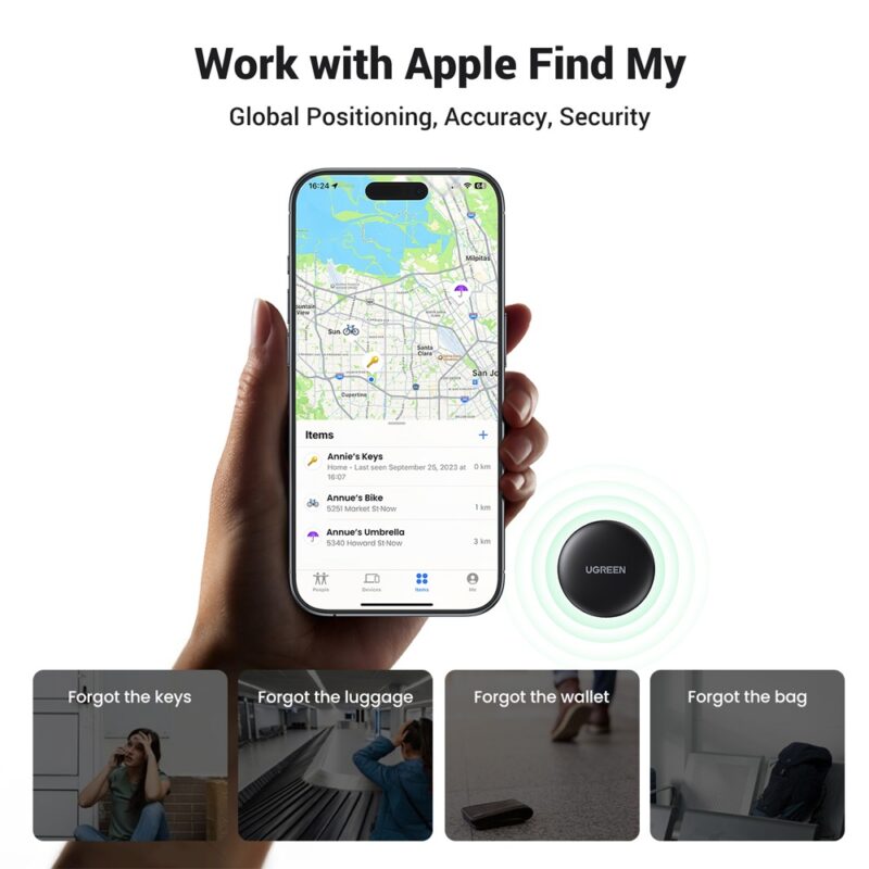 Localizador Rastreador Bluetooth Ugreen iPhone iPad Mac