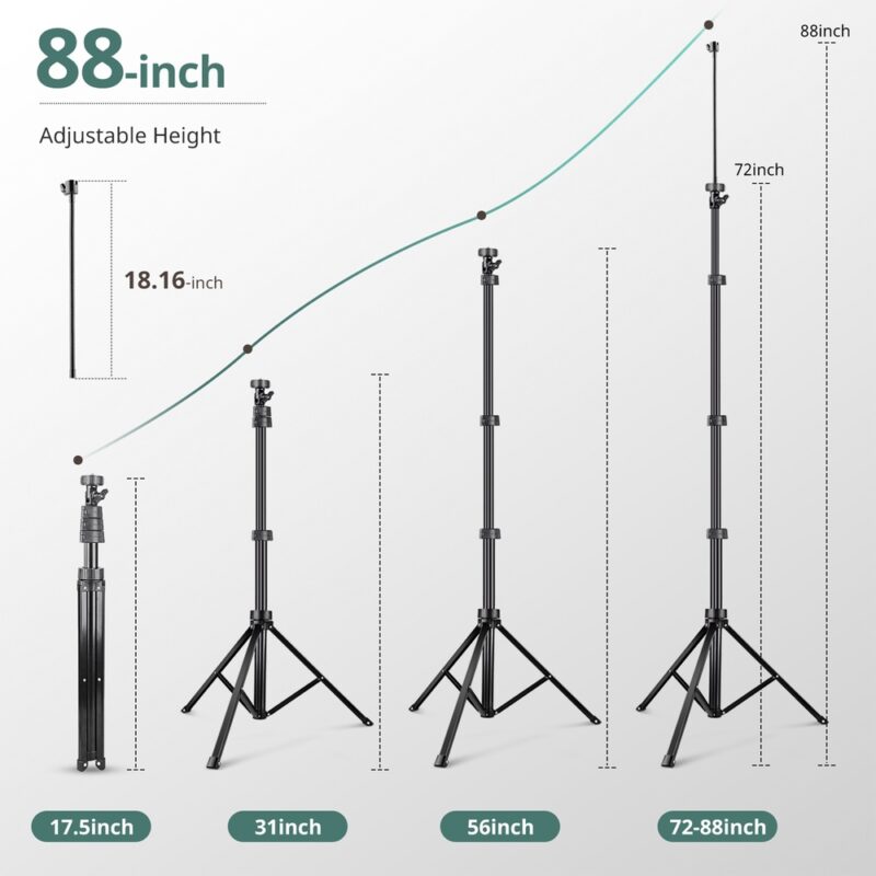 Tripé/Bastão Selfie Sensyne 88" Gooseneck 14.95" Preto