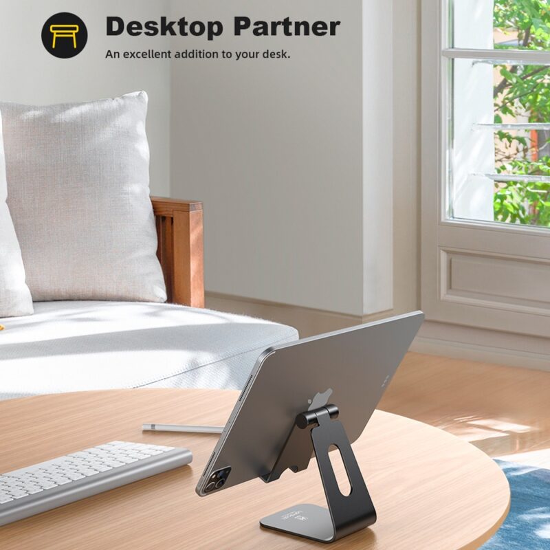 Suporte pra Tablet Lamicall Suporte Mesa Ajustável Preto