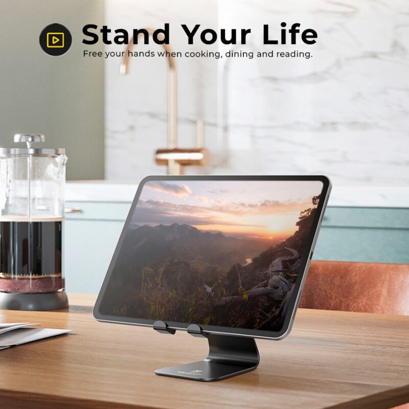 Suporte pra Tablet Lamicall Suporte Mesa Ajustável Preto