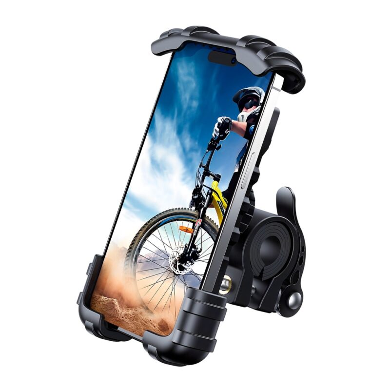 Suporte Celular Lamicall pra Guidão Moto Bicicleta Preto