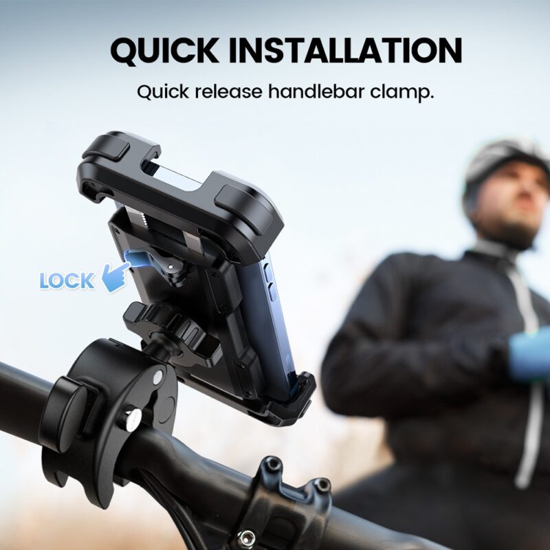 Suporte para Celular Lamicall Bp07 Moto/Bicicleta Preto
