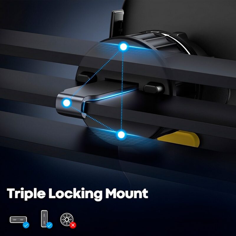 Suporte de Celular Lamicall Cv09 Saída de Ar Carro Preto
