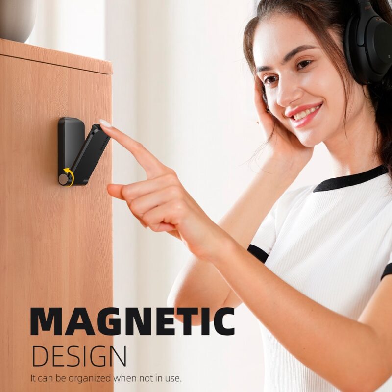 Suporte Dobrável Mesa Lamicall Dh02 p/Fone Ouvido Preto