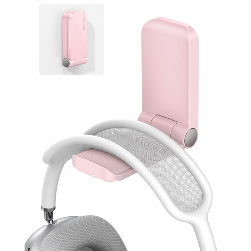Suporte Dobrável Mesa Lamicall Dh02 p/Fone Ouvido Rosa