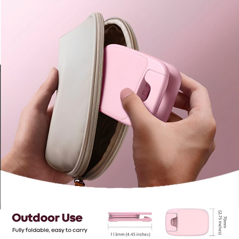 Suporte pra Celular Dobrável Lamicall DP13 4 a 8” Rosa