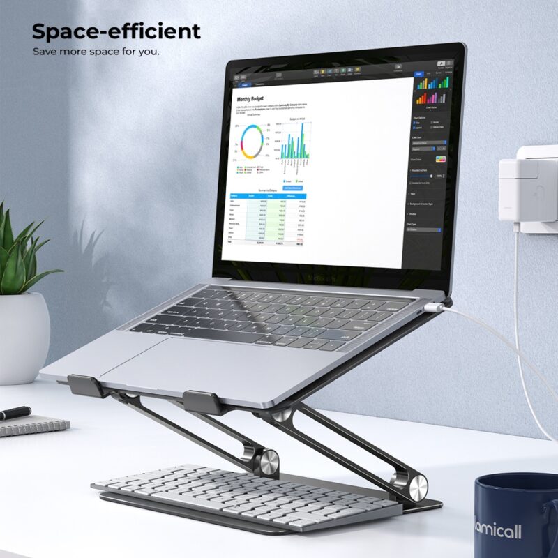 Suporte de Mesa Ajustável Lamicall para Notebook Preto