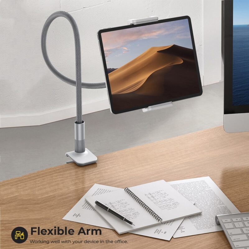 Suporte Tablet Lamicall Gooseneck Braço flexível Cinza
