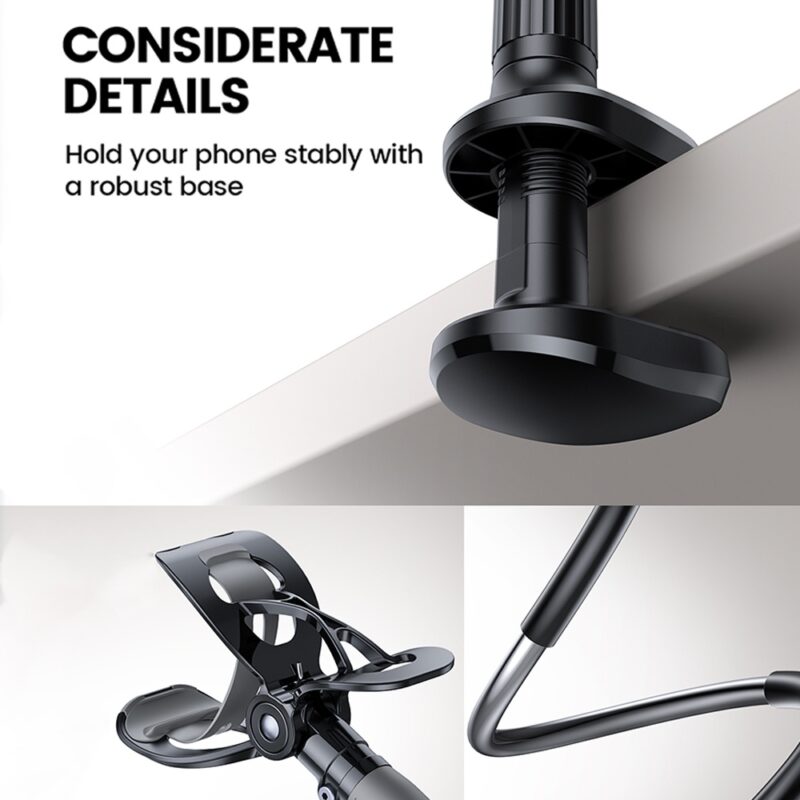Suporte Celular Lamicall Gooseneck Braço flexível Preto