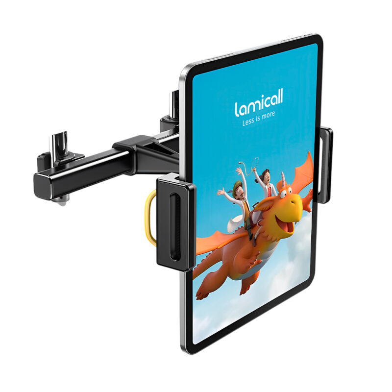 Suporte Tablet Lamicall P3 Enconto de Cabeça Carro Preto
