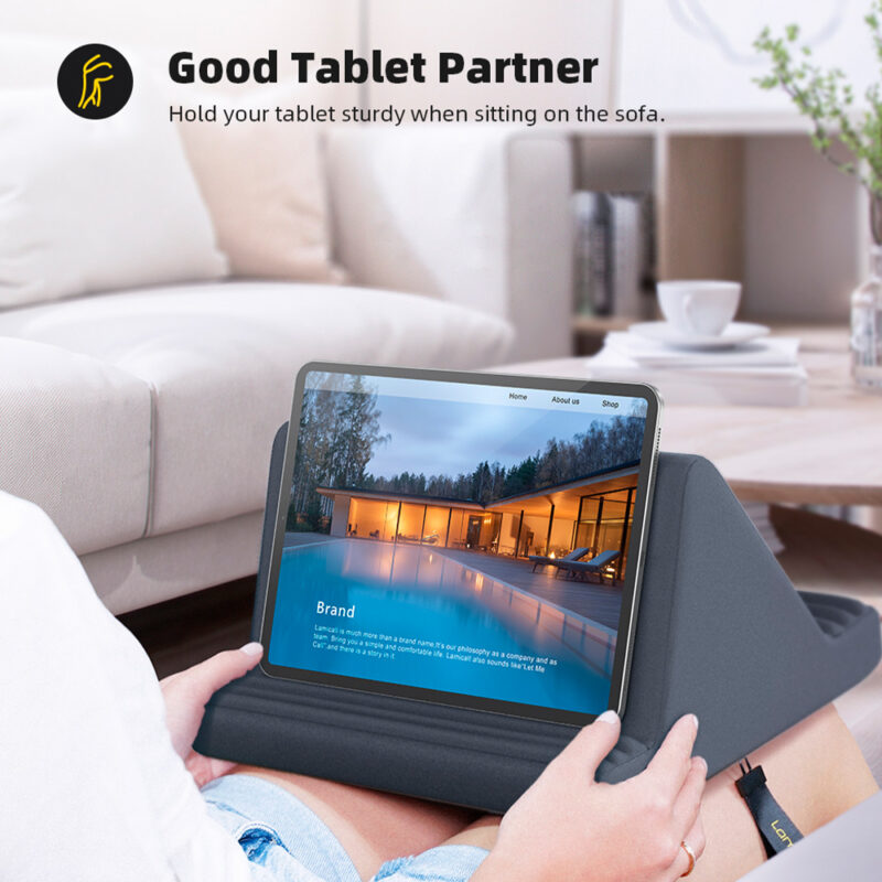 Suporte Travesseiro Almofada Tablet Lamicall Cinza