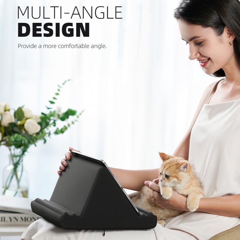 Suporte para Tablet Lamicall Base Macia para Colo Preto