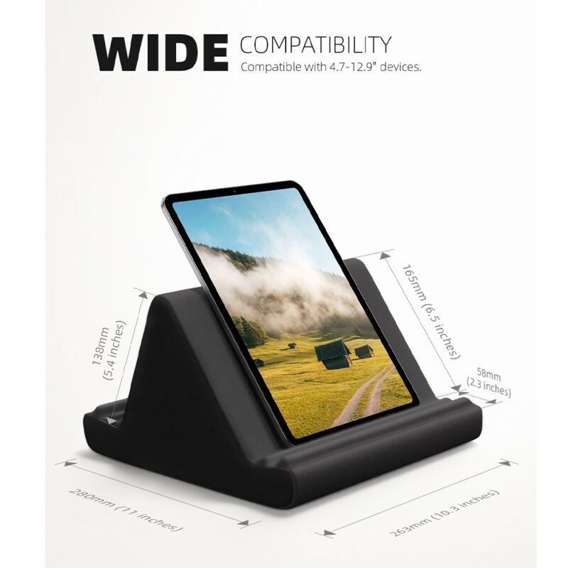 Suporte para Tablet Lamicall Base Macia para Colo Preto