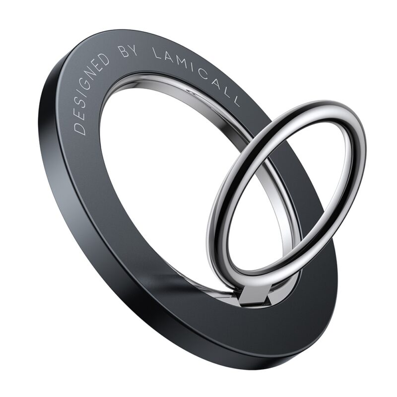 Suporte Anel MagSafe Lamicall Rs06 para iPhone Preto