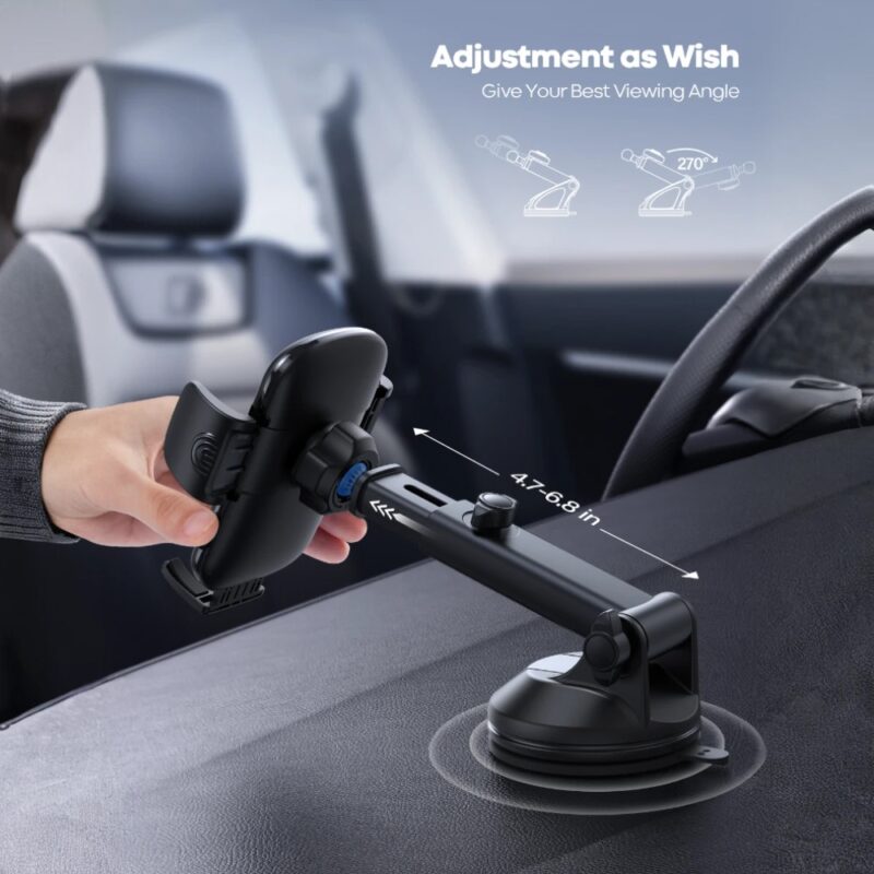 Suporte de Telefone Lamicall para Painel de Carro Preto