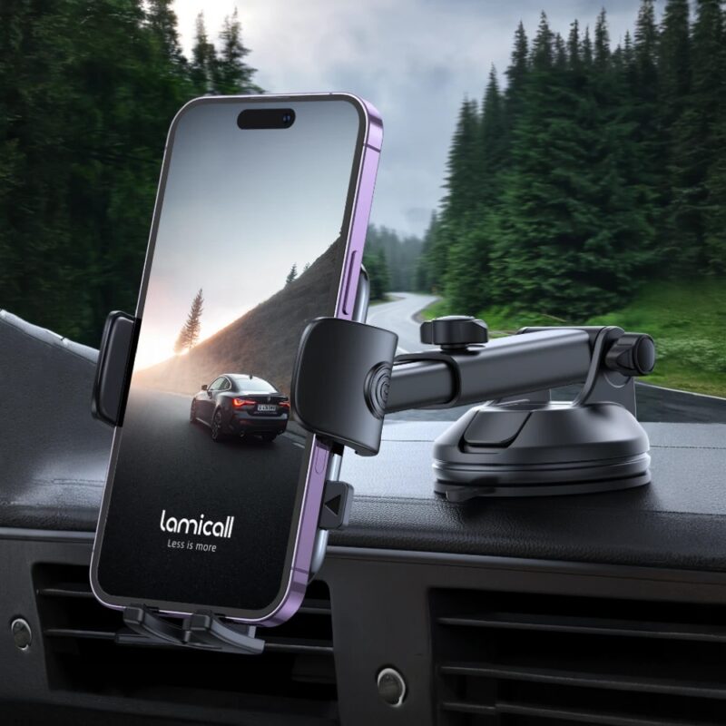 Suporte de Telefone Lamicall para Painel de Carro Preto