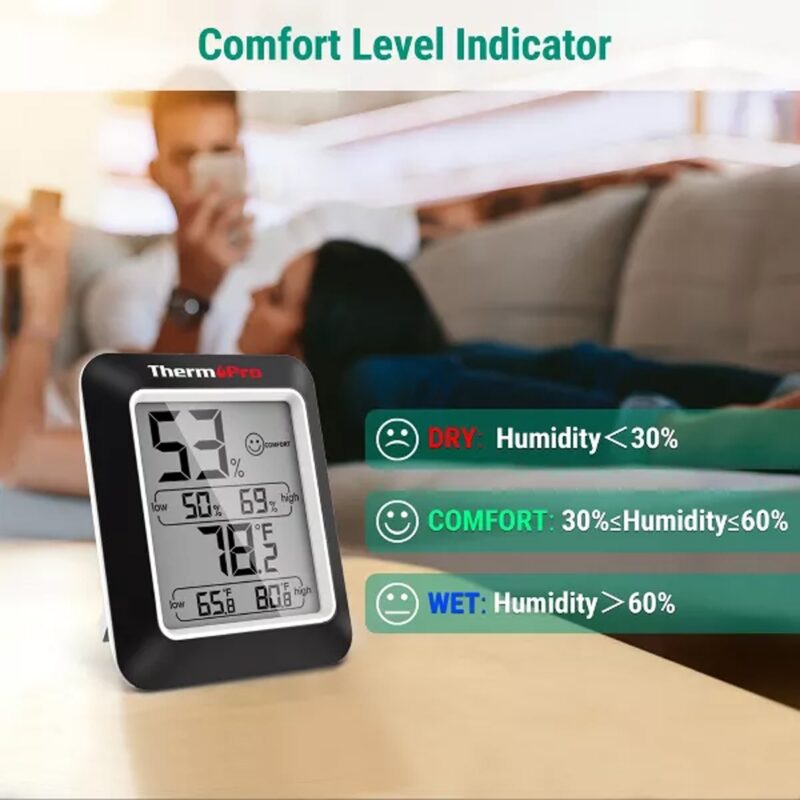 Termômetro ThermoPro Tp50w Monitor Umidade Temperatura
