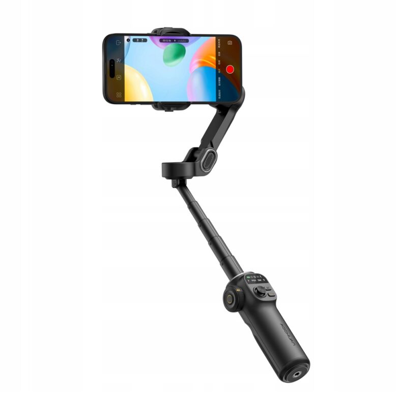 Gimbal Portátil Aochuan X2 Selfiestick Smartphone Preto