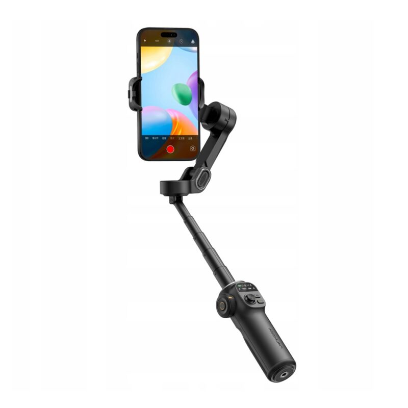 Gimbal Portátil Aochuan X2 Selfiestick Smartphone Preto