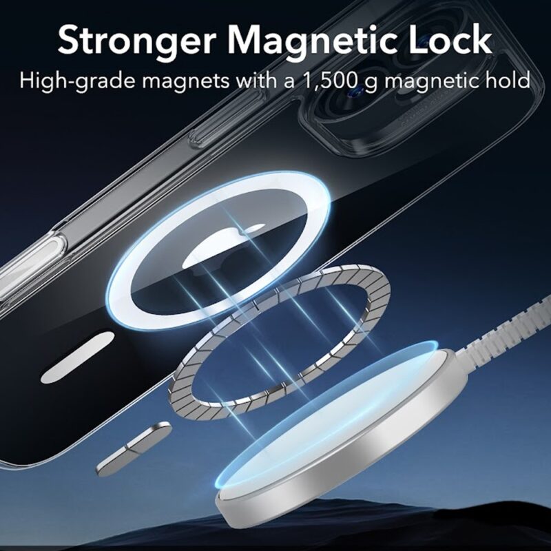 Capa para iPhone 16 Esr com Botão Câmera Transparente