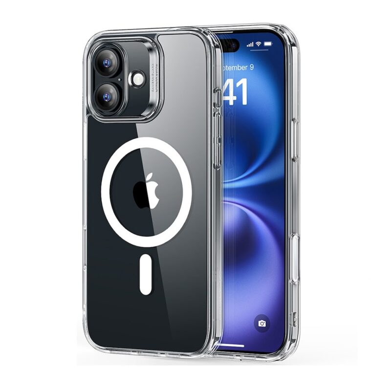Capa para iPhone 16 Plus Esr Botão Câmera Transparente