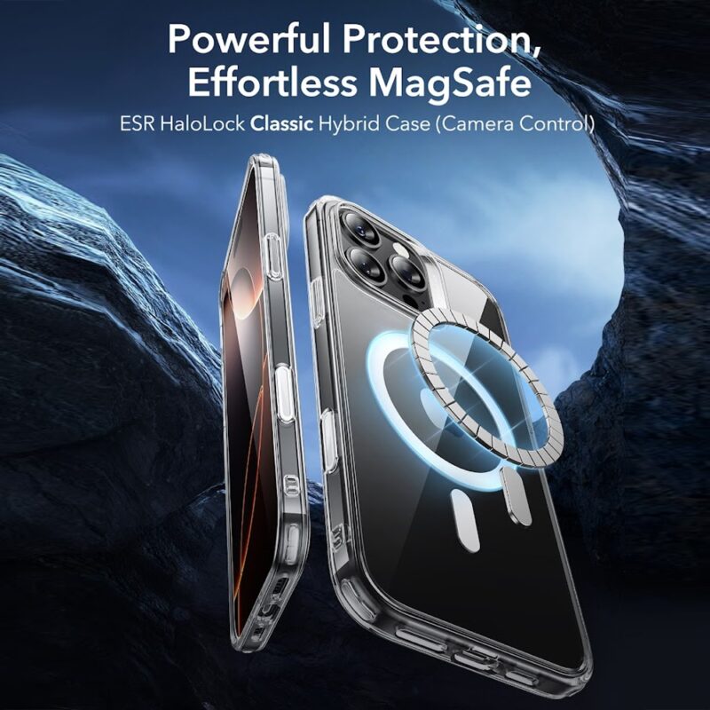 Capa pra iPhone 16 Pro Esr com Botão Câmera Transparente