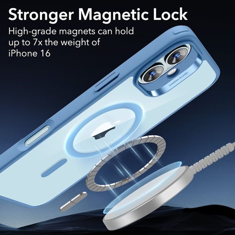 Capa para iPhone 16 Esr Classic Hybrid Azul Transparente