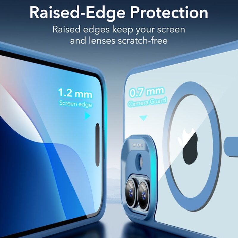 Capa para iPhone 16 Esr Classic Hybrid Azul Transparente