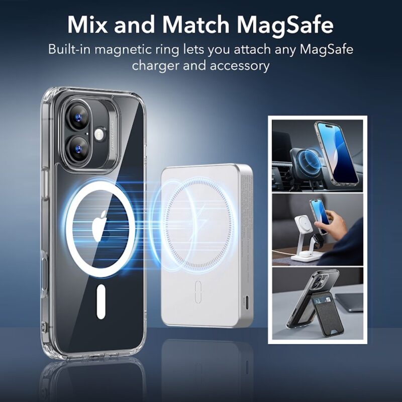 Capa para iPhone 16 Plus Esr Classic Hybrid Transparente