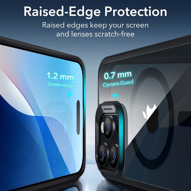Capa iPhone 16 Pro Esr Classic Hybrid Preto Transparente