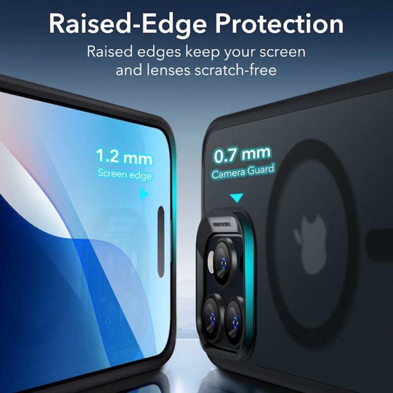Capa p/iPhone 16 Pro Max Esr Classic Hybrid Preto Fosco