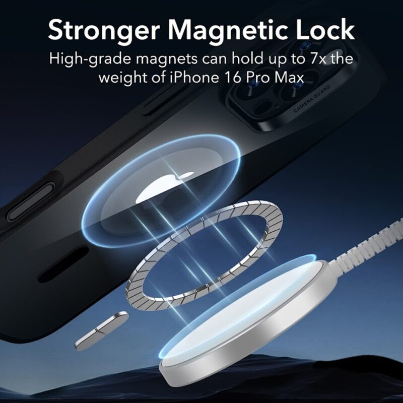 Capa p/iPhone 16 Pro Max Esr Classic Hybrid Preto Clear