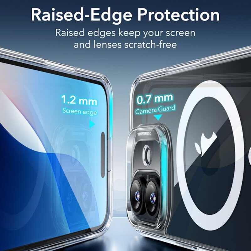 Capa Magsafe + Película Vidro Esr iPhone 16 Transparente