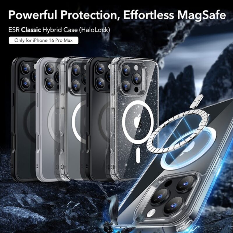 Capa Magsafe + Película Vidro Esr para iPhone 16 Pro Max