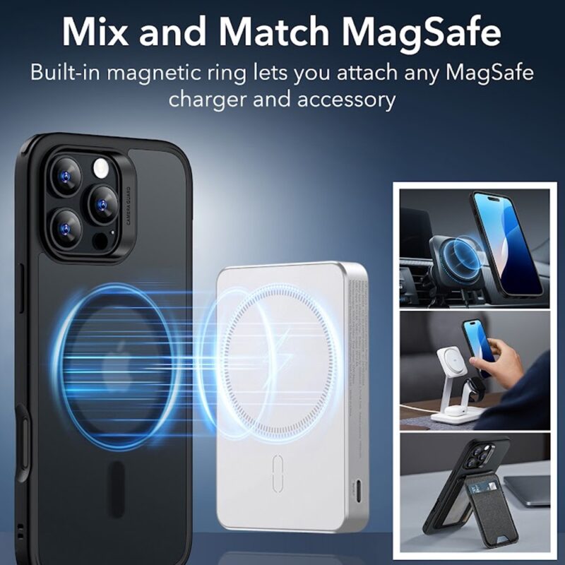 Capa Magsafe + Película Vidro Esr para iPhone 16 Pro Max